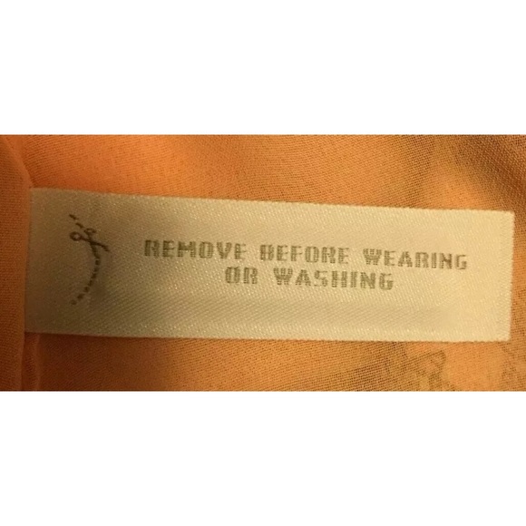 NWOT Small Ann Taylor Loft peach halter blouse - Picture 7 of 8